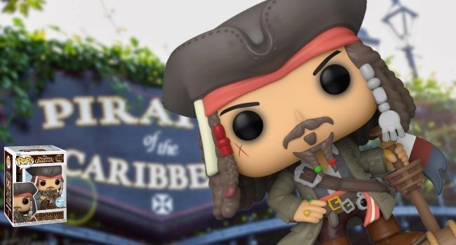 Funko Pop Jack Sparrow collectible figure for Liar's Dice Drinking Game